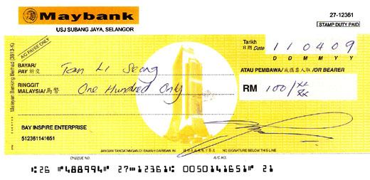 cheque reward - earn commision for your capital