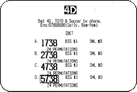 Singapore Pools 4d result hit 6 prize - 14 may 08