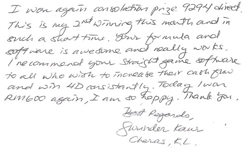 winning lottery testimonials