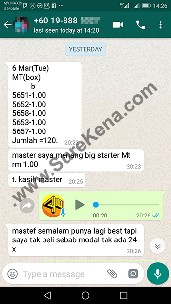 whatsapp magnum toto kena 4d tiket