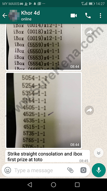whatsapp lottery 4d win tickets